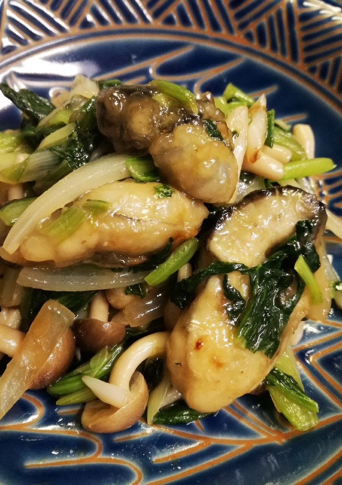 牡蠣と野菜のオイスターソース炒め-レシピのメイン写真
