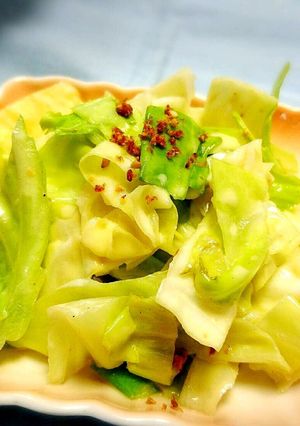 レンジで簡単【キャベツのマヨナムル】-レシピのメイン写真