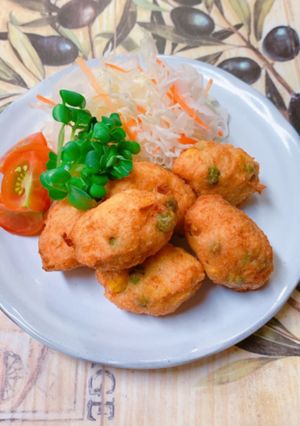 豆腐とMIXベジ❤ふわふわチキンボール-レシピのメイン写真