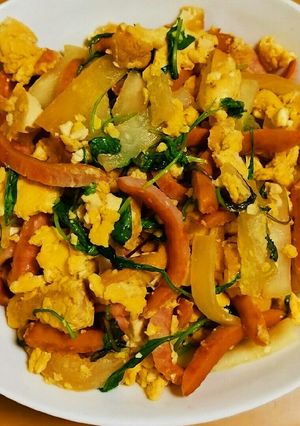 簡単！大根とウインナーの炒め煮？-レシピのメイン写真