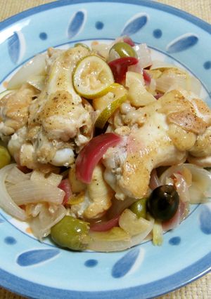 手羽元と玉ねぎのレモン煮-レシピのメイン写真