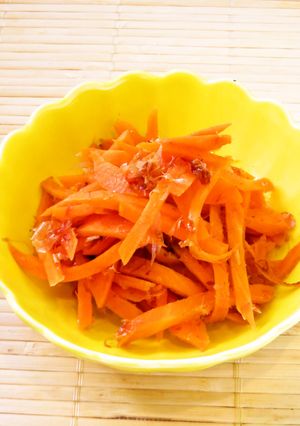 ☺レンジで簡単作り置き♪人参のおかか和え-レシピのメイン写真