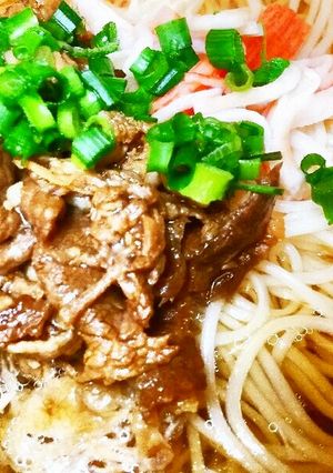牛肉にゅうめん-レシピのメイン写真
