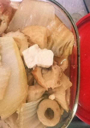 白菜と竹輪と豆腐の煮物-レシピのメイン写真