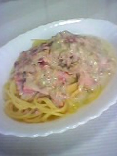 ☆ツナとベーコンのクリームパスタ☆-レシピのメイン写真