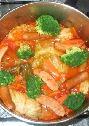 洋風大麦入りロールキャベツ♪簡単コンソメ-レシピのメイン写真