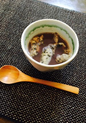 ごまのライスペーパーぜんざい-レシピのメイン写真