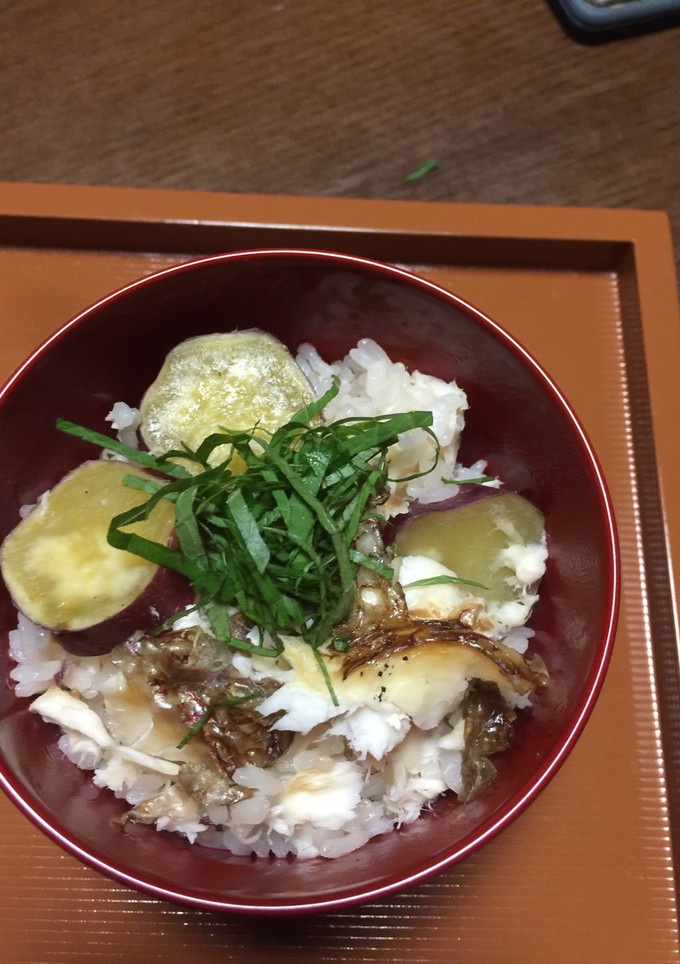 タイとさつまいもの炊き込みごはん-レシピのメイン写真