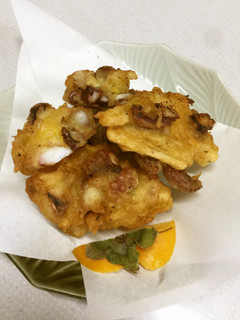 柿とタコのかき揚げ-レシピのメイン写真