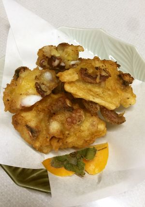 柿とタコのかき揚げ-レシピのメイン写真