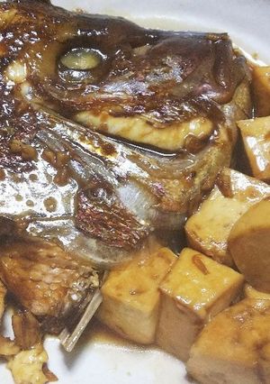 鯛のあら炊き-レシピのメイン写真