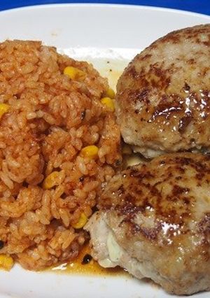トマトジュースで炊き込みご飯-レシピのメイン写真