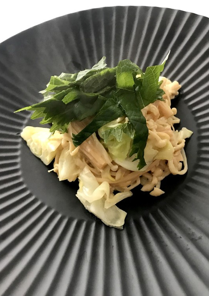 冷凍えのきとと大葉のパスタ風-レシピのメイン写真