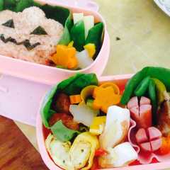 รูปของ 2016ハロウィン弁当 キャラ弁