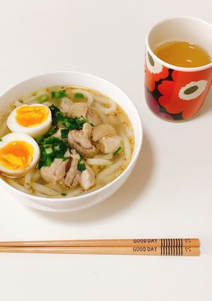 なか卯のまねっこ！鶏塩うどん！-レシピのメイン写真