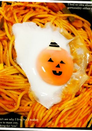 卵１個で☆ハロウィン☆-レシピのメイン写真