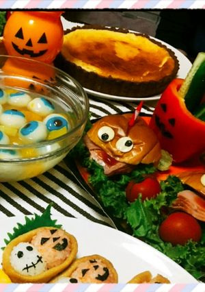 パプリカdeハロウィンパーティサラダ-レシピのメイン写真