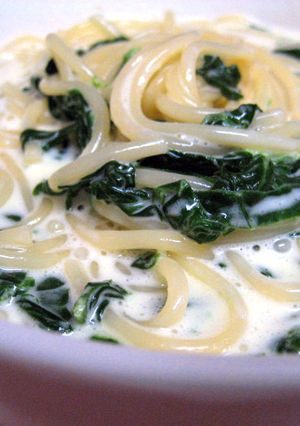 絶品★生クリームだけ！ほうれん草パスタ-レシピのメイン写真