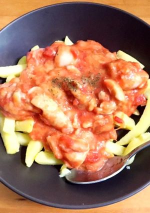 チキンとトマトのとろ〜りチーズ煮込み♡-レシピのメイン写真