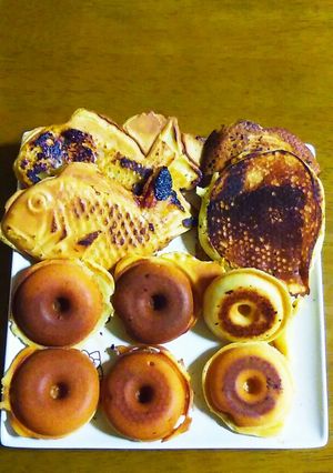 もちもちホット焼きドーナツ、もちたい焼き-レシピのメイン写真