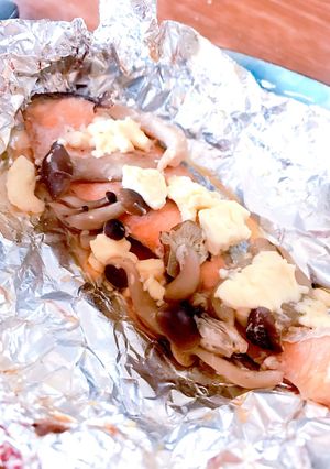 鮭のきのこチーズ焼き-レシピのメイン写真
