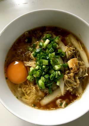 高菜とエノキ、ごましょう油とろみ麺-レシピのメイン写真