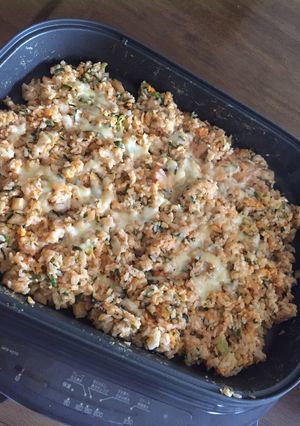 ★ホットプレートでチーズキムチ炒飯-レシピのメイン写真