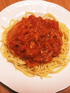 ツナのトマトパスタ-レシピのメイン写真
