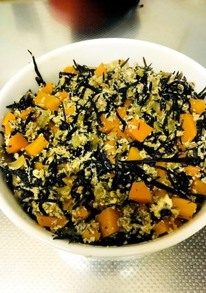 ヘルシー＆葉酸たっぷり！ひじき炒り豆腐-レシピのメイン写真
