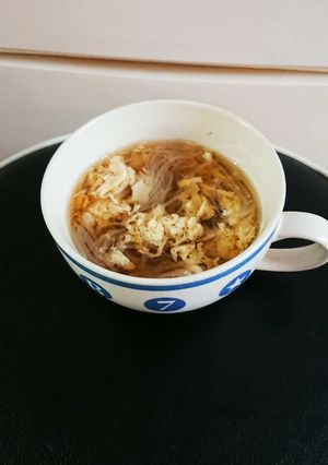 舞茸春雨スープ-レシピのメイン写真