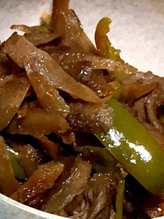 簡単!牛肉と冷凍ゴボウで焼肉のタレ炒め☆-レシピのメイン写真