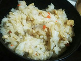 簡単!えのき茸と油揚げの混ぜご飯