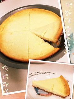 簡単レシピ*水切りヨーグルトチーズケーキ-レシピのメイン写真