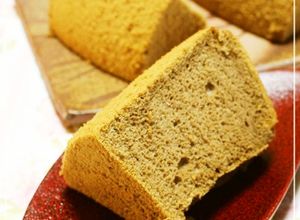ふわっふわ★ほうじ茶のシフォンケーキ-レシピのメイン写真