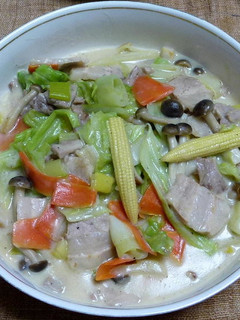 豚バラ肉とキャベツの中華風クリーム煮-レシピのメイン写真