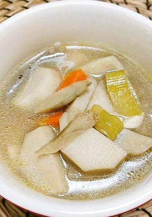 旦那喜ぶご飯9☆シンプルなけんちん汁-レシピのメイン写真