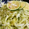 千切りキャベツのかぼすドレッシングあえ