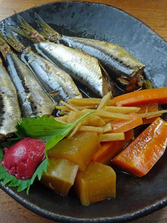 鰯の生姜煮梅肉添え-レシピのメイン写真