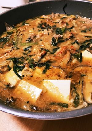 絶品！辛味噌鍋。〆はラーメン-レシピのメイン写真