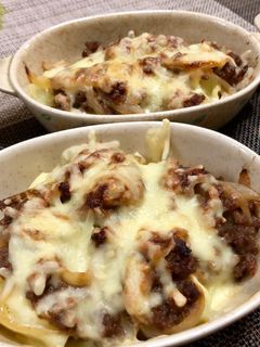 ☆ポテトとひき肉で!和風グラタン♪-レシピのメイン写真