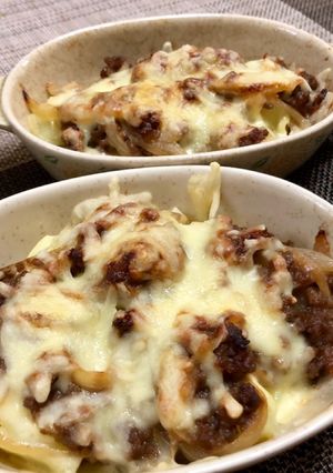 ☆ポテトとひき肉で！和風グラタン♪-レシピのメイン写真