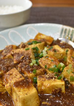 中華とカレーの融合！麻婆豆腐カレー-レシピのメイン写真