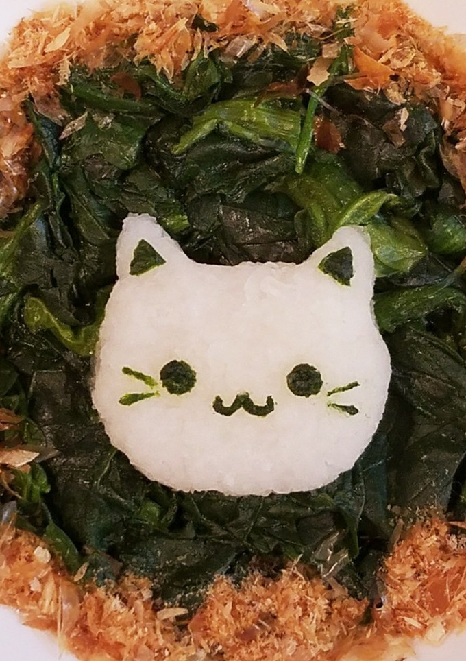 ほうれん草に大根おろしと鰹節を乗せて♡-レシピのメイン写真