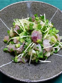 アジと香味野菜のおろしぽん酢和え-レシピのメイン写真