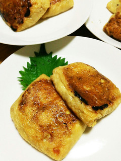 詰めて焼くだけ!あさり納豆のばくだん巾着-レシピのメイン写真