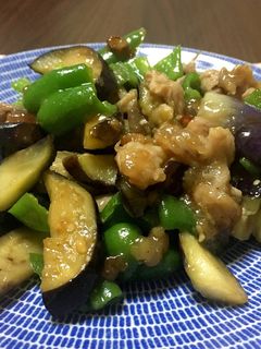 豚肉とナスとピーマンの味噌炒め-レシピのメイン写真