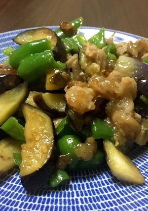 豚肉とナスとピーマンの味噌炒め-レシピのメイン写真