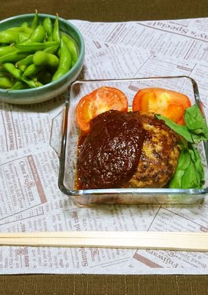 男でも簡単！肉汁たっぷりハンバーグ-レシピのメイン写真