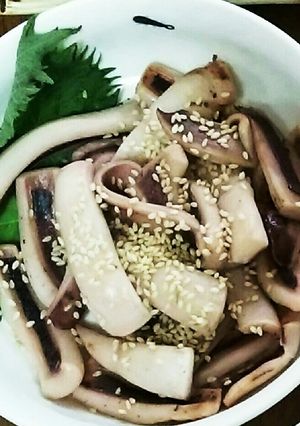 イカの塩生姜焼き-レシピのメイン写真