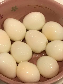 つるんとむける、うずらの卵の、ゆで卵!-レシピのメイン写真